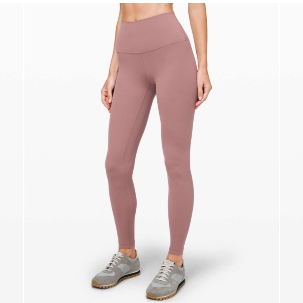 Lululemon Mauve High-Waisted Leggings 28”